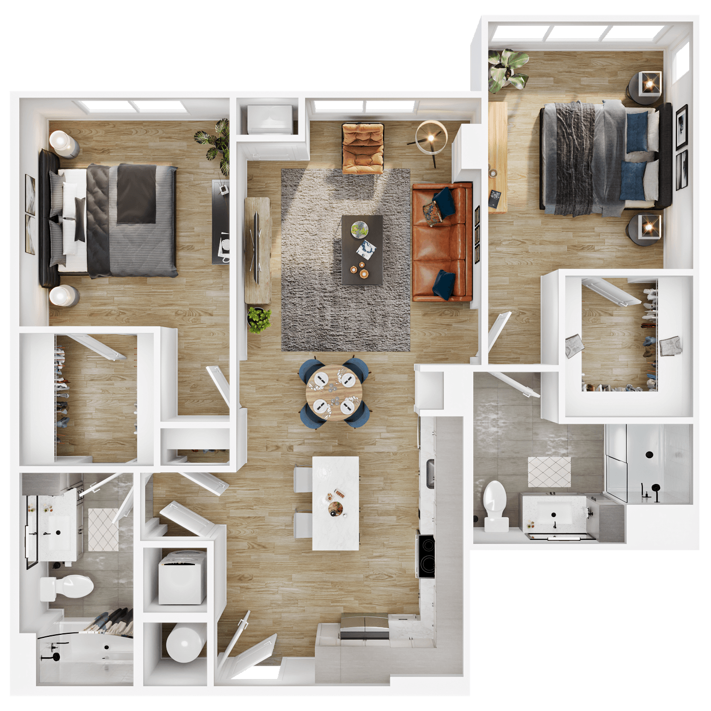 Floor plan layout diagram for B12